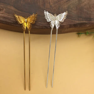 2pcs Butterfly Hair Combs Hair Clips Wedding Bridal Barrettes Hairpins