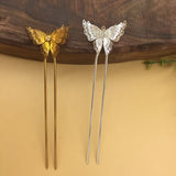 2pcs Butterfly Hair Combs Hair Clips Wedding Bridal Barrettes Hairpins