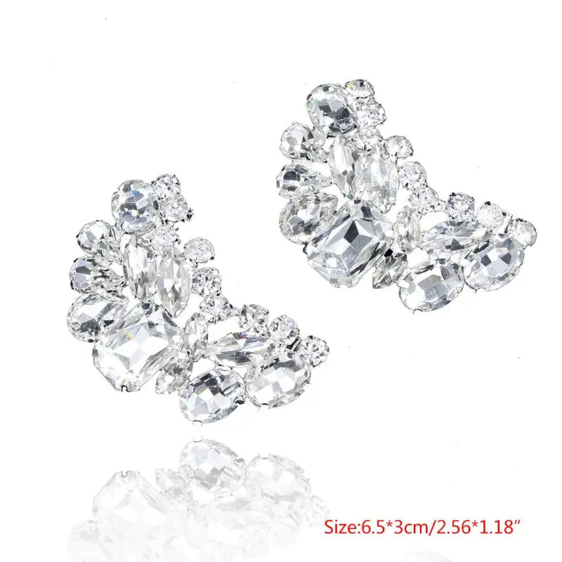 2pcs Shoe Clip Wedding Shoes Decoration High Heels Buckle Clips