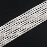 2pcs High Polished Mother of Pearl Shell Beads Strand