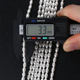 2pcs High Polished Mother of Pearl Shell Beads Strand