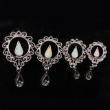 2pcs 316L Steel Ear Tunnel Plugs Hollow Expander Gauge
