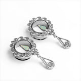 2pcs 316L Steel Ear Tunnel Plugs Hollow Expander Gauge