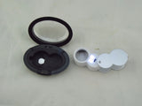 2pcs 40x25mm Diamond Magnifier LED Jewelry Identifying Tester