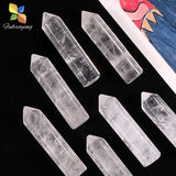 2pcs 48mm Natural Stone Quartz Cone Cylinder Home Deco Healing Decoration
