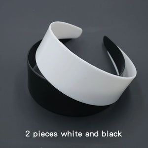 Plastic Headband Women 47mm Wide Hair Band Without Teeth