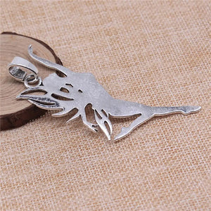 2pcs 87x30mm Antique Silver Dancer Elf Charms Pendant