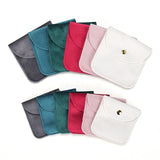 2pcs 8x8 10x10cm Velvet Pouch Sachet Gift Bag With Metal Button