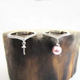 925 Silver Ring Setting Zircon Finger Mounting Adjustable Size