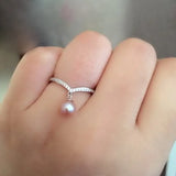 925 Silver Ring Setting Zircon Finger Mounting Adjustable Size