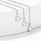 2pcs 925 Silver Necklace Chain Extension Tail Extender, Bracelet Extended Chains