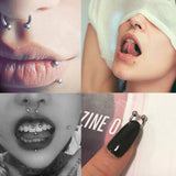 2pcs 925 Sterling Silver Circular Ring Body Jewelry