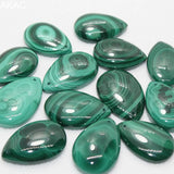 2pcs Natural Malachite Copper Pendant Charms Randomly Selected