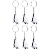 2pcs Alloy Keychain Key Ring and 3pcs Charms Party Bag Gift Fillers