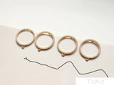 2pcs Alloy Pearl Drill Stud Earrings DIY Accessories