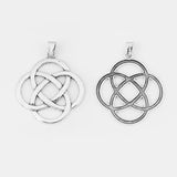 2pcs Antique Large Chinese Knot Charms Pendants for Necklace Making