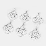 2pcs Antique Large Chinese Knot Charms Pendants for Necklace Making