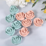 2pcs Artificial Rose Coral Pendant Charms Jewelry Making DIY Necklace