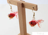 2pcs Koi Goldfish Earrings DIY Material