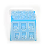 2pcs Resin Mold Epoxy Casting Mould UV Glue Dried Flowers Jewelry Making Tools