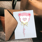 2pcs Balloons and Metal Cutting Dies for DIY Scrapbook Greeting Cards