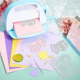2pcs Balloons and Metal Cutting Dies for DIY Scrapbook Greeting Cards
