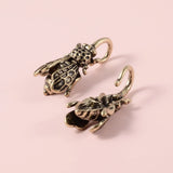 Brass Bee Vintage Indian Tribal Style Ear Weight Earrings