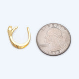 CZ Paved Snake Ear Cuff Earring, Cartilage, Dainty Earcuff (GB-1665)