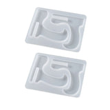 2pcs Universal Phone Holder Mold DIY Crafts Bracket Home Decor