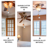 2pcs Ceiling Fan Light Chain Ceiling Fan Pull Chain Hanging Chain Extension