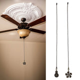 2pcs Ceiling Light Pull Chains Chandelier Chain Pendant