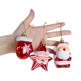 2pcs Christmas Ball Ornament Mold Xmas Tree Ice Cream Snowman House Small
