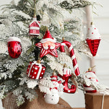 2pcs Christmas Ball Ornament Mold Xmas Tree Ice Cream Snowman House Small