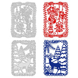 2pcs Christmas Metal Cutting Dies for DIY Scrapbooking