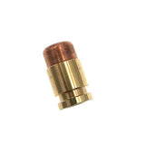 2pcs Copper Bullet Parachute Beads Cord Lanyard Bead Pendant