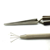 2pcs Diamonds Holder Gemstones Grabbing Catcher Jewelry Soldering Tweezers