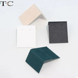 2pcs Earring Card Flannelette Leather Earring Stud Display Rack