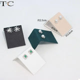2pcs Earring Card Flannelette Leather Earring Stud Display Rack