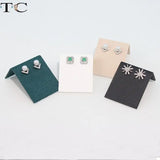 2pcs Earring Card Flannelette Leather Earring Stud Display Rack