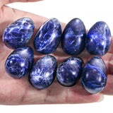 2pcs Amethyst Rose Quartz Palm Stone Crystal Healing Minerals