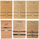Elephant Butterfly Sun Moon Friendship Bracelet