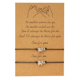 Elephant Butterfly Sun Moon Friendship Bracelet