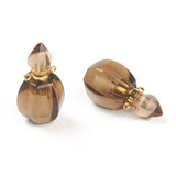2pcs Natural Stone Perfume Bottle Charms for Necklace Jewelry Making
