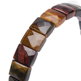 Natural Stone Beads Bracelets Lapis Tiger Eye Labradorite Stretch Bracelet