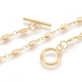 Stainless Steel Link Chain Bracelets for Women with Cross Heart Beads