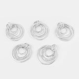 2pcs Multi-Circle Charms Pendant For Jewelry Making
