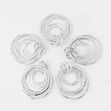 2pcs Multi-Circle Charms Pendant For Jewelry Making