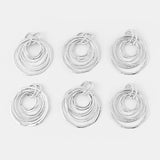 2pcs Multi-Circle Charms Pendant For Jewelry Making