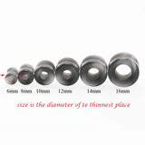 2pcs Organic Stone Ear Expanders Stretching Plug Earrings