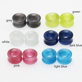 2pcs Organic Stone Ear Expanders Stretching Plug Earrings